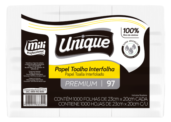 PAPEL TOALHA INTERFOLHA UNIQUE PREMIUM 0097