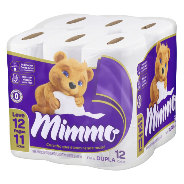 PAPEL HIGIENICO MIMMO 12X30